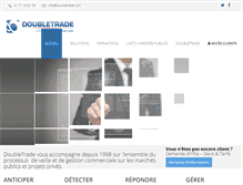Tablet Screenshot of doubletrade.com